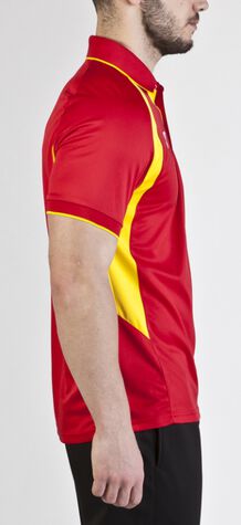 red yellow polo shirts