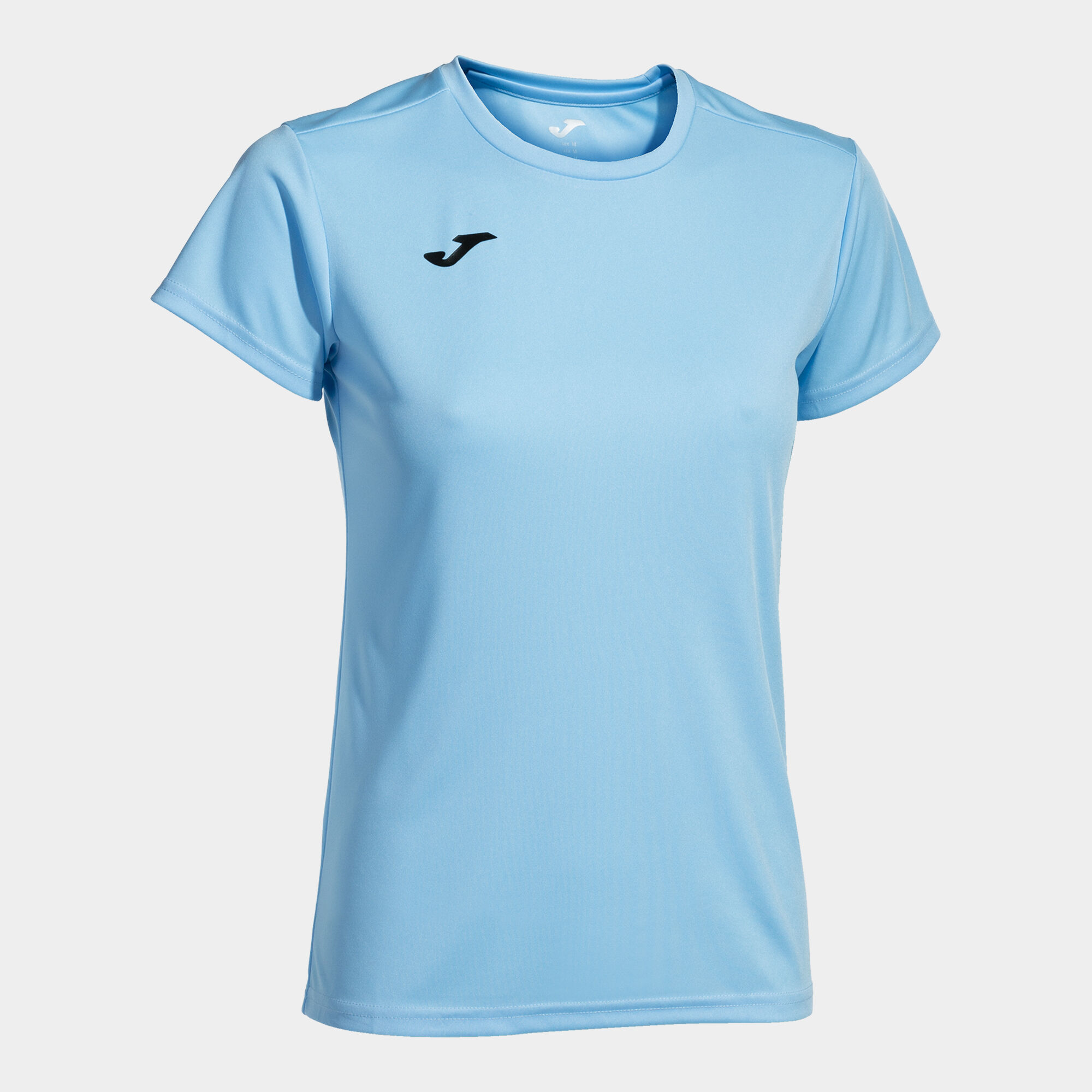 T-shirt manga curta mulher Combi azul-celeste
