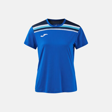 T-shirt manga curta mulher Toledo II azul royal azul marinho escuro