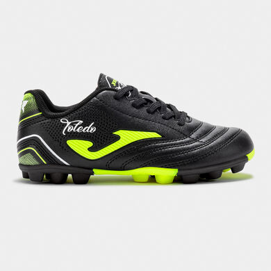 Football boots Toledo Jr 25 hard ground HG junior black