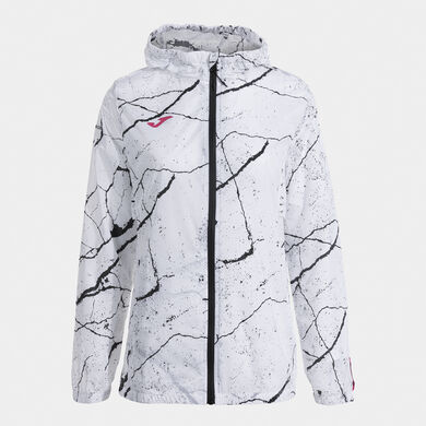 Regenjacke frau R-Night weiß schwarz
