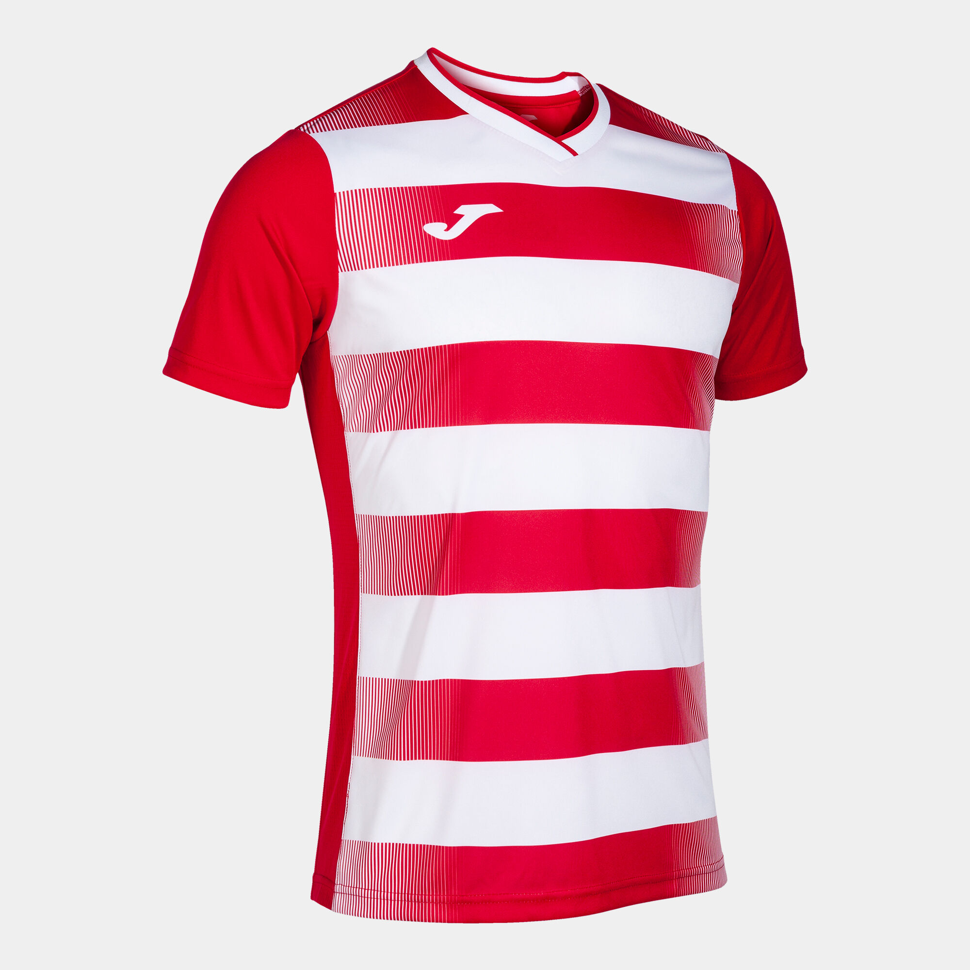 Maillot manches courtes homme Europa V rouge blanc