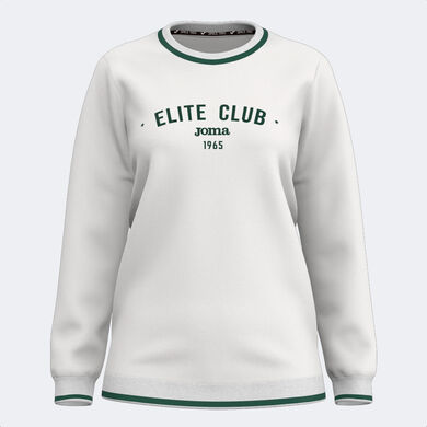 Sweatshirt woman Elite Club white