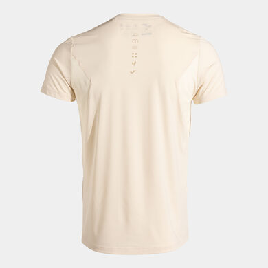 Shirt short sleeve man Indoor Gym beige