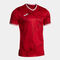 Shirt short sleeve man Gold VII red white