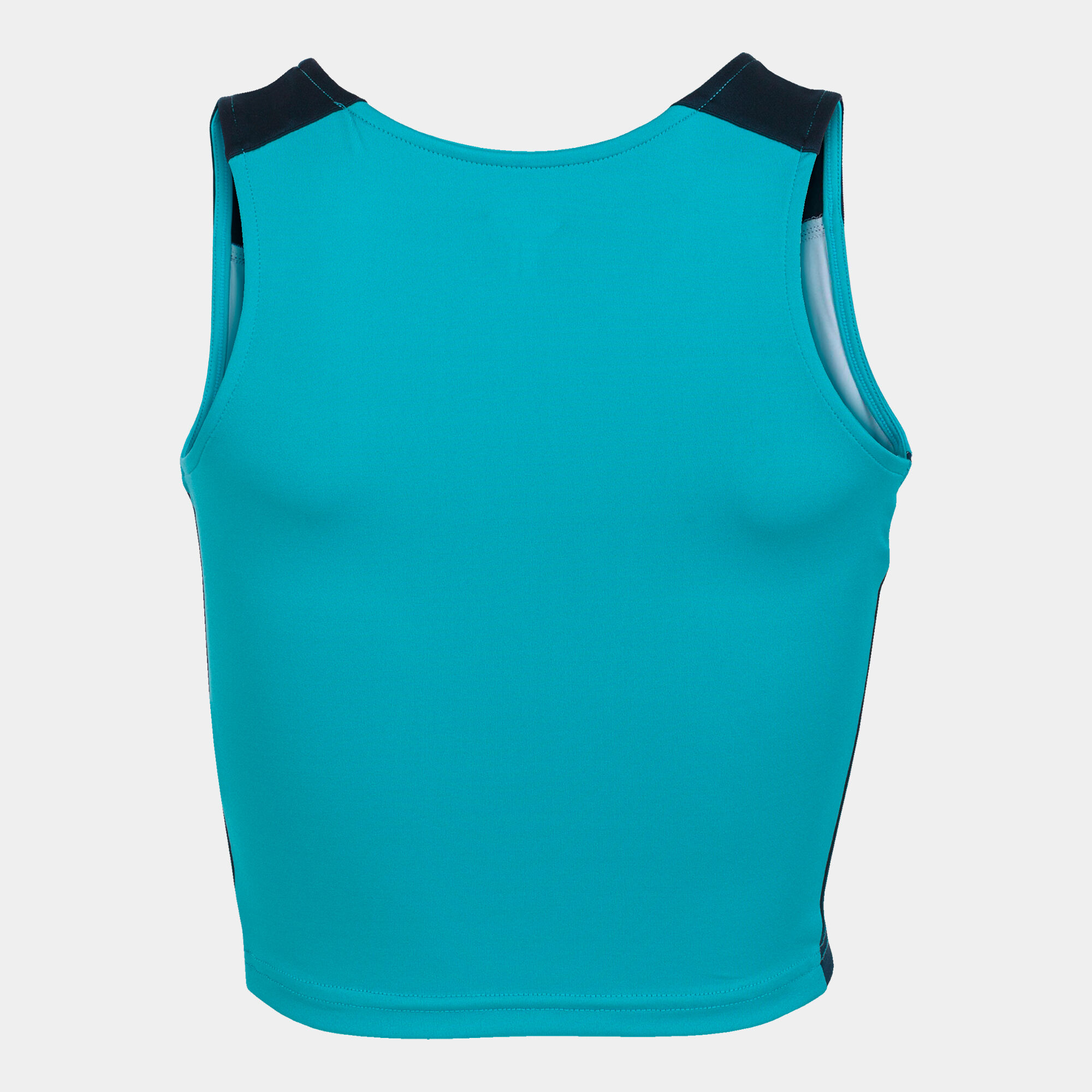 Tank-top woman Record II fluorescent turquoise navy blue