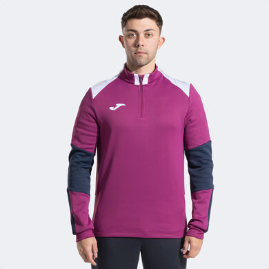 Sweatshirt man Danubio burgundy dark navy