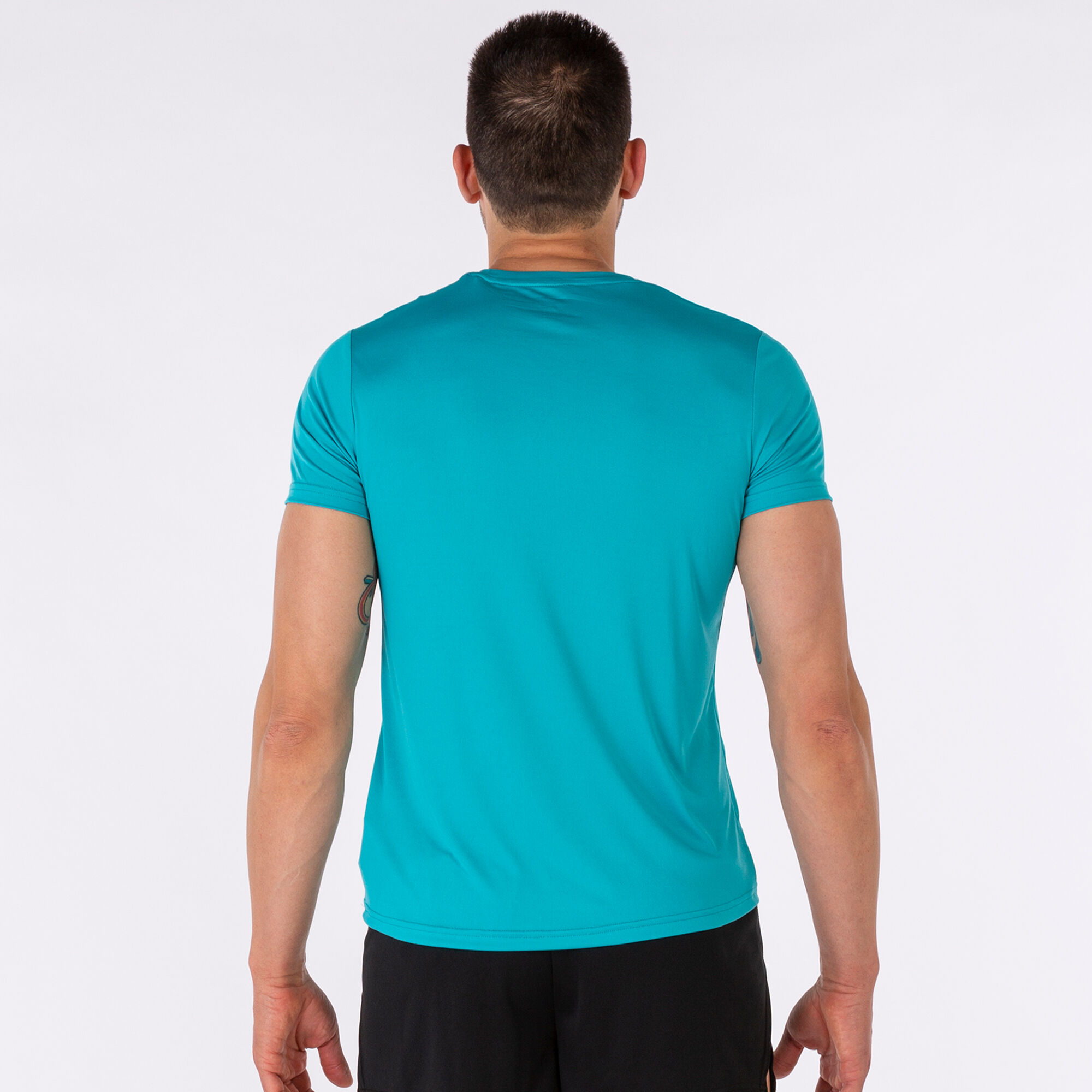 MAILLOT MANCHES COURTES HOMME RECORD II TURQUOISE