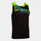 Sleeveless t-shirt man Elite X black fluorescent yellow