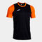 Camiseta manga corta hombre Final Basket III negro naranja