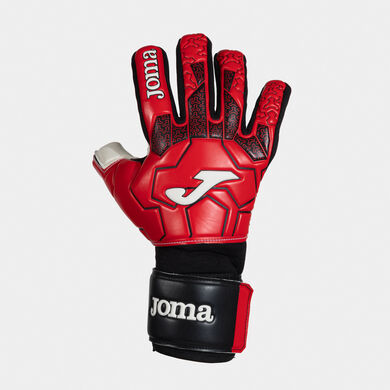 Guantes portero fútbol Brave rojo