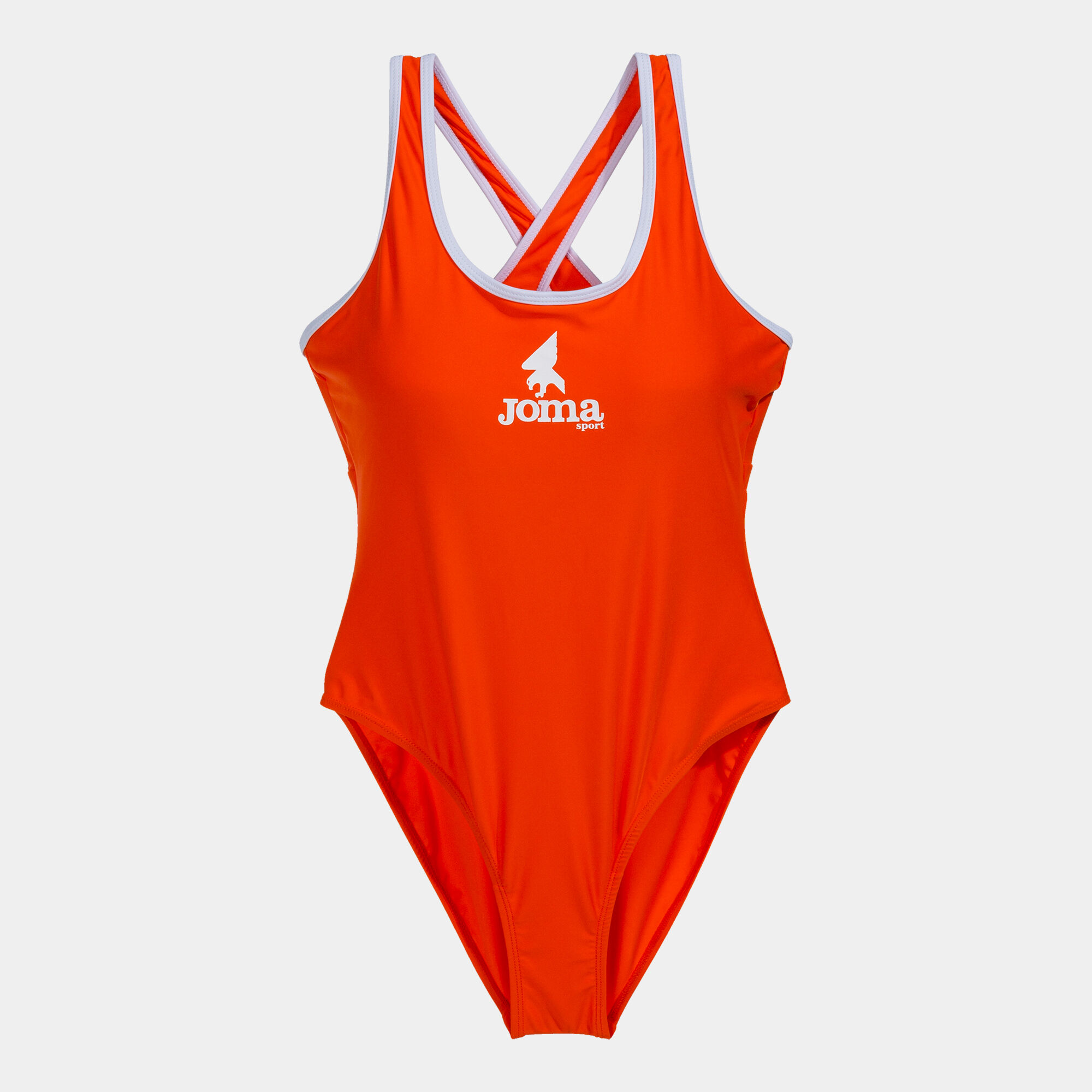 Swimsuit woman Shark orange