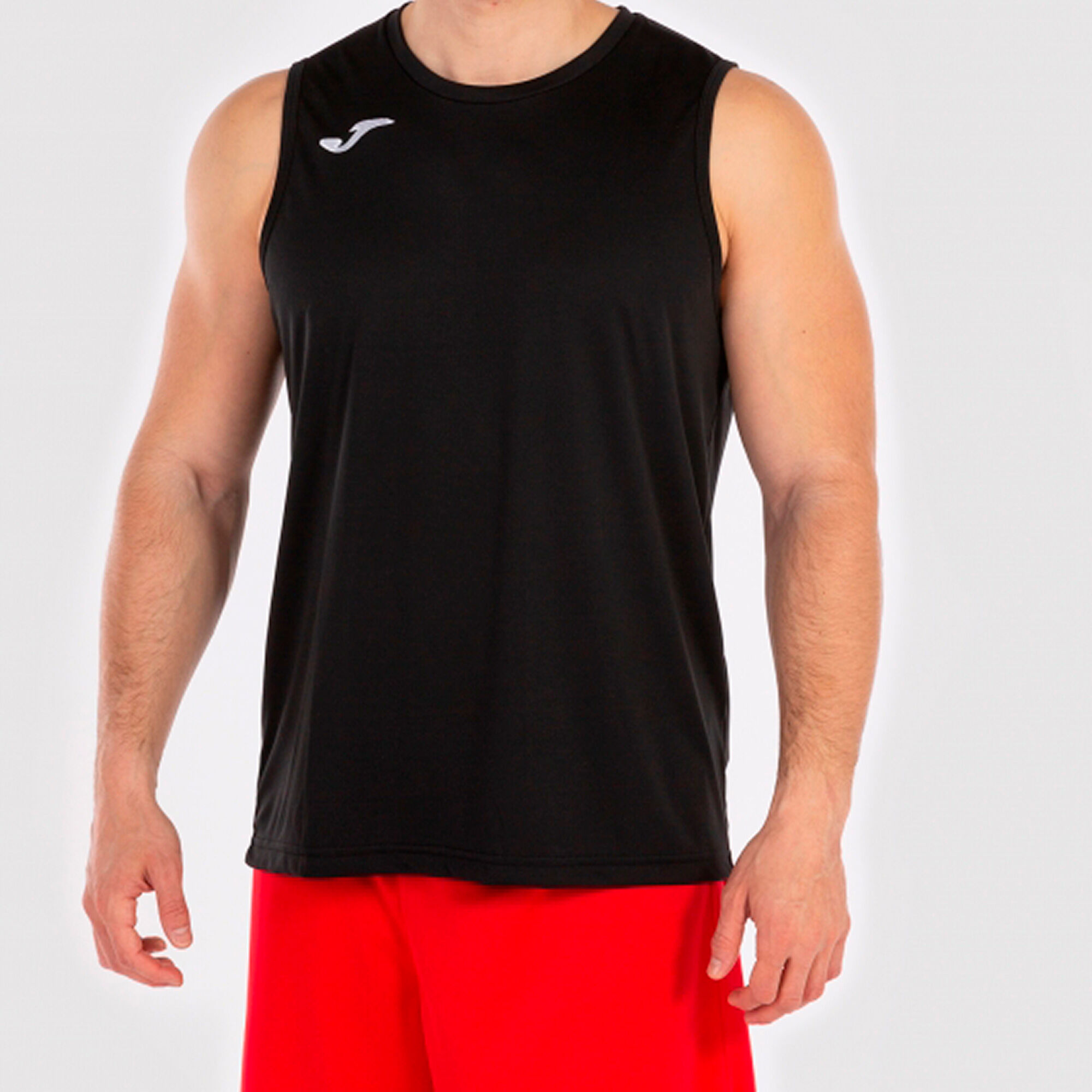 Camiseta sin mangas hombre Combi Basket negro