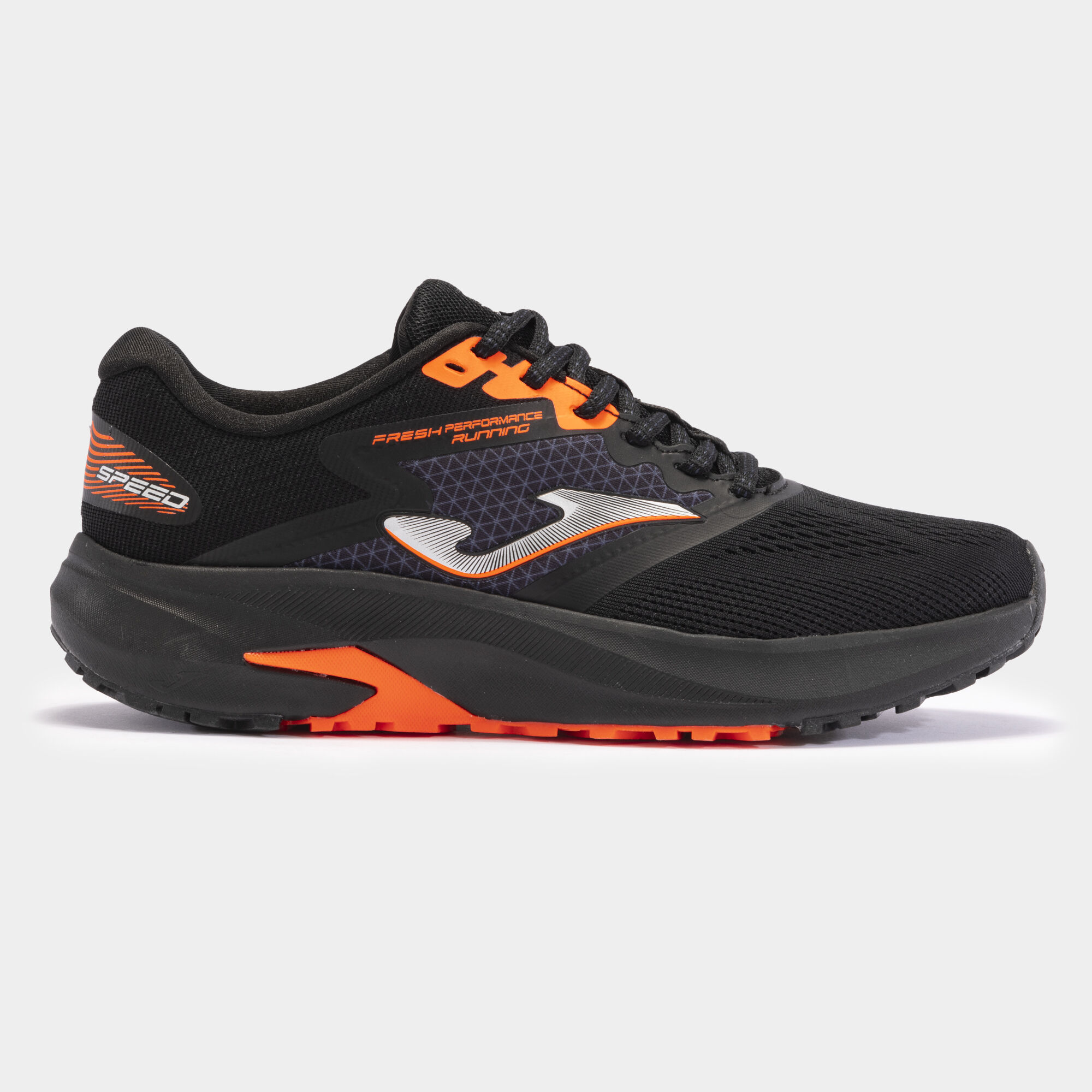 Pantofi sport alergare Speed 24 bărbaȚi negru portocaliu