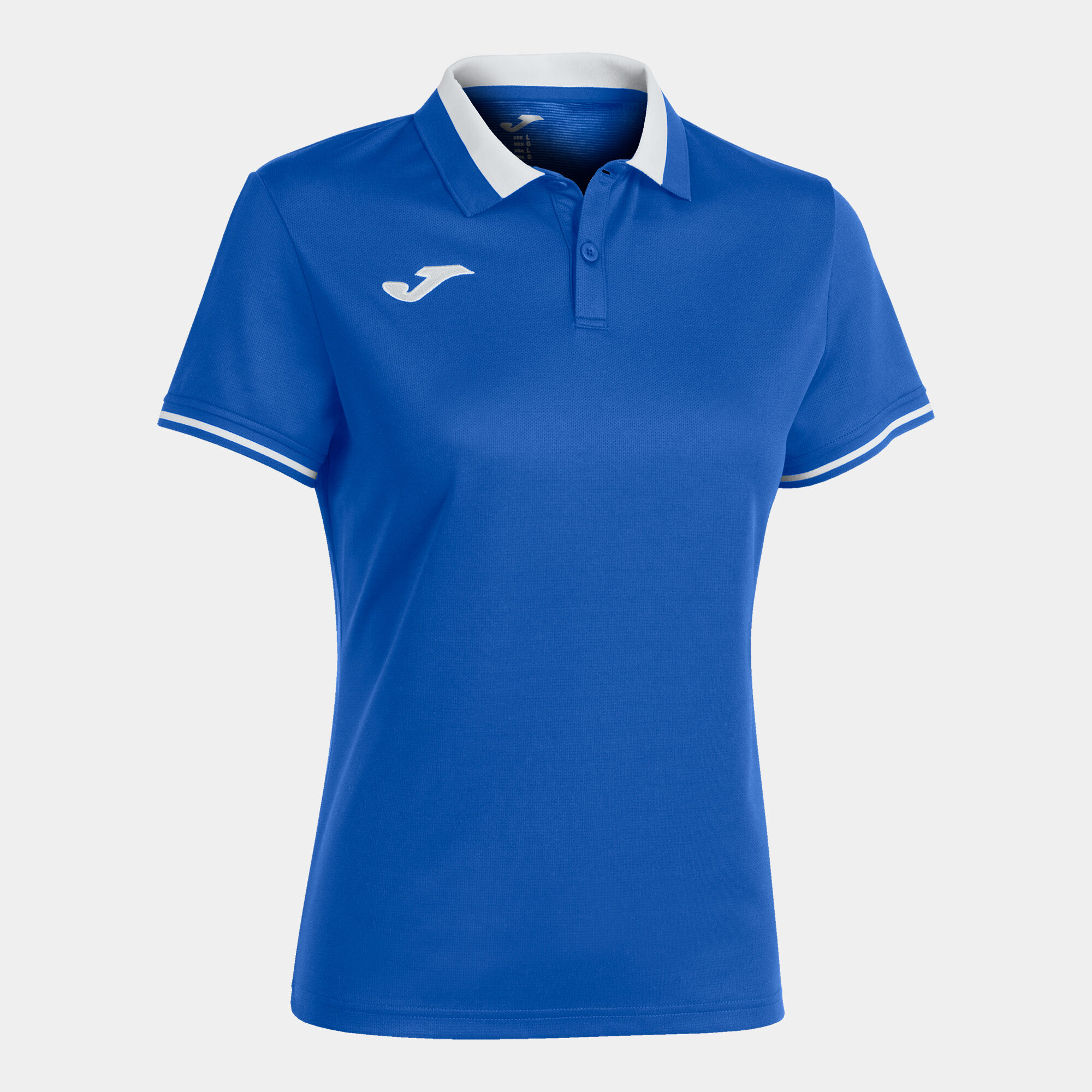 Polo shirt short-sleeve woman Championship VI royal blue white