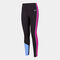 Long tights woman California black fuchsia blue
