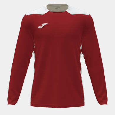 Maglia a manica lunga uomo Championship VI rosso bianco