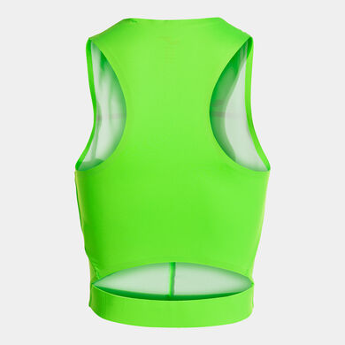 Top mulher Record III verde fluorescente