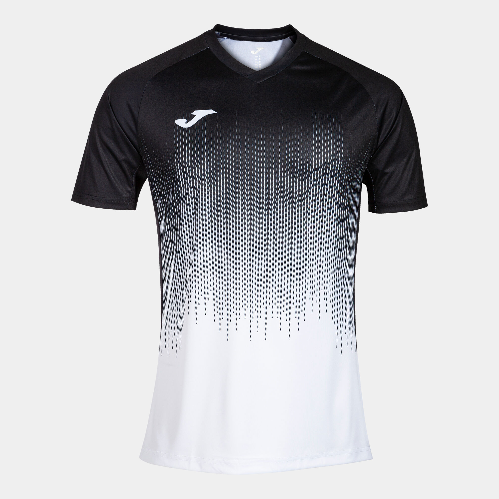 Shirt short sleeve man Tiger IV white black
