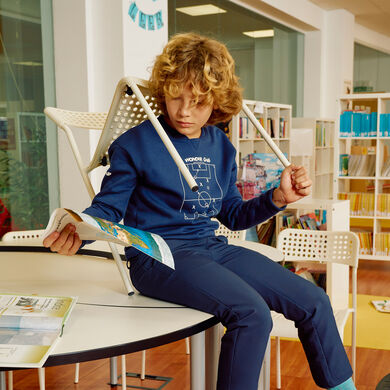 Bluza junior Kids Camp granatowy