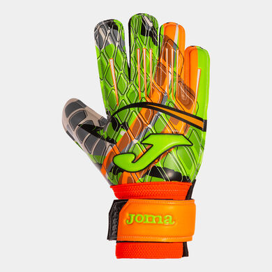 Luvas de guarda-redes futebol Calcio 23 laranja fluorescente lima