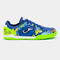 Sapatilhas futsal Top Flex Junior Barefoot 26 indoor j&uacute;nior azul royal