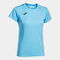 Shirt short sleeve woman Combi sky blue