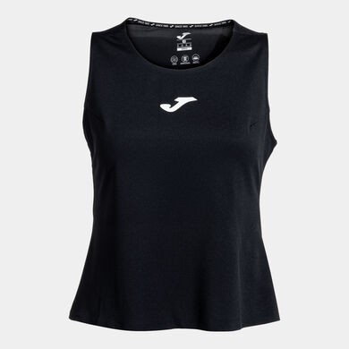 Camiseta sin mangas mujer Challenge negro