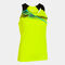 Camiseta tirantes mujer Elite X amarillo flúor negro
