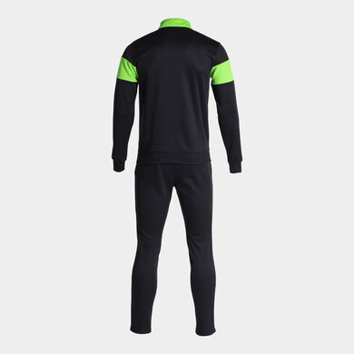 Fato de treino homem Danubio III preto verde fluorescente