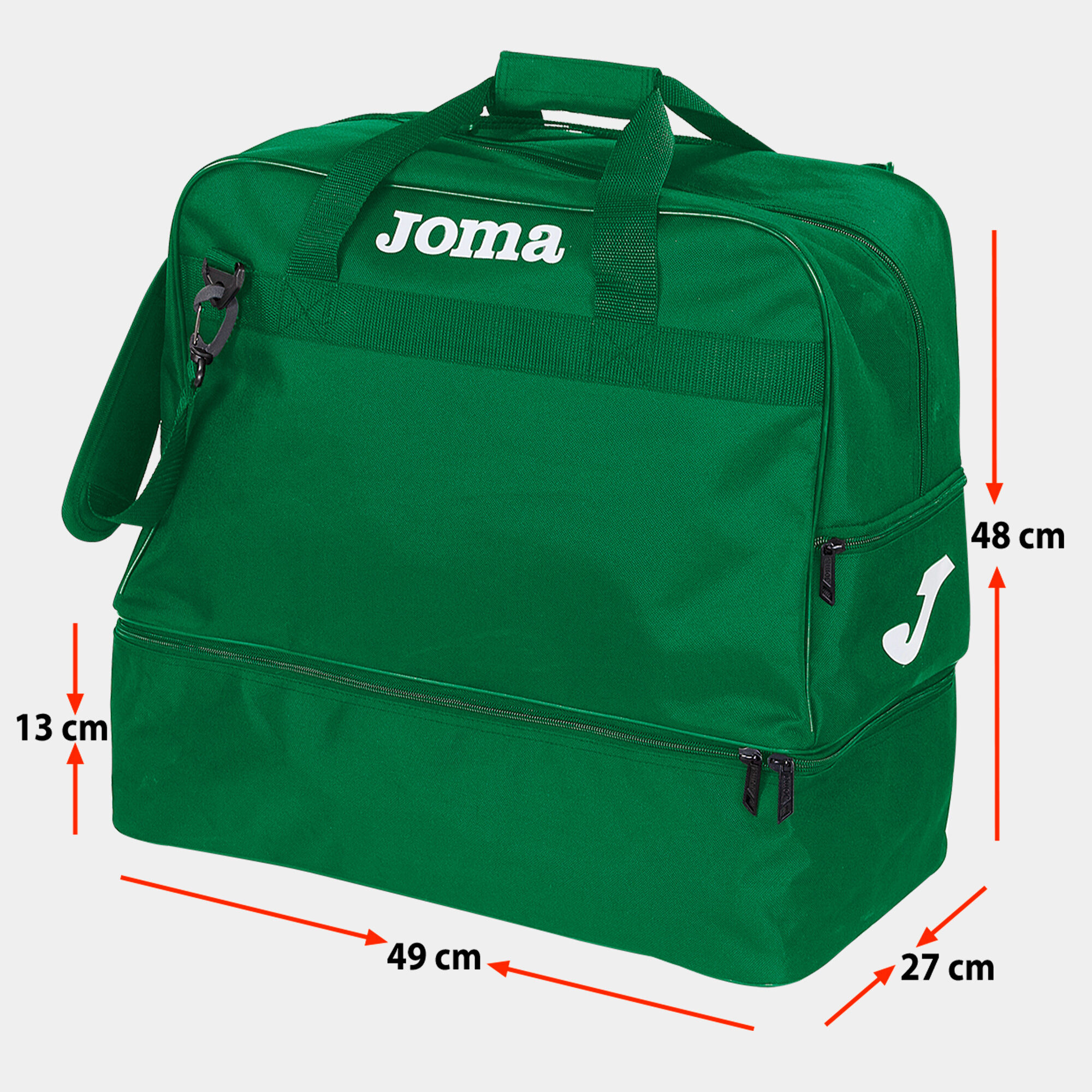 Joma Training Bag III Large Red 