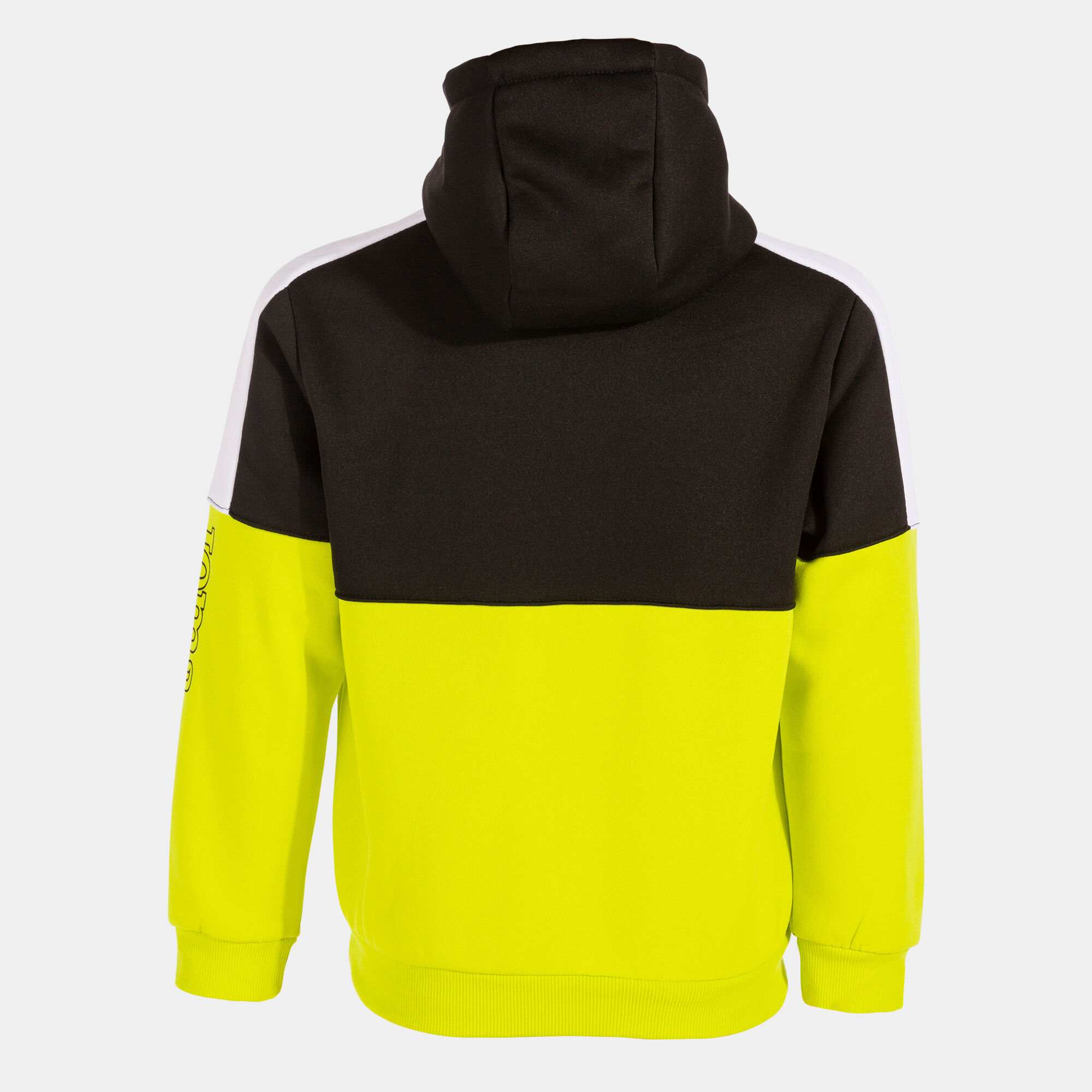 HOODED SWEATER JUNIOR PART LIME BLACK