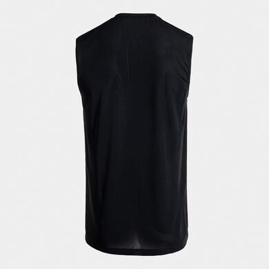 Camiseta sin mangas hombre Indoor gym negro