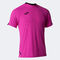 Camiseta manga corta hombre Smash rosa flúor