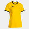 Camiseta manga corta mujer COMBI PREMIUM amarillo negro