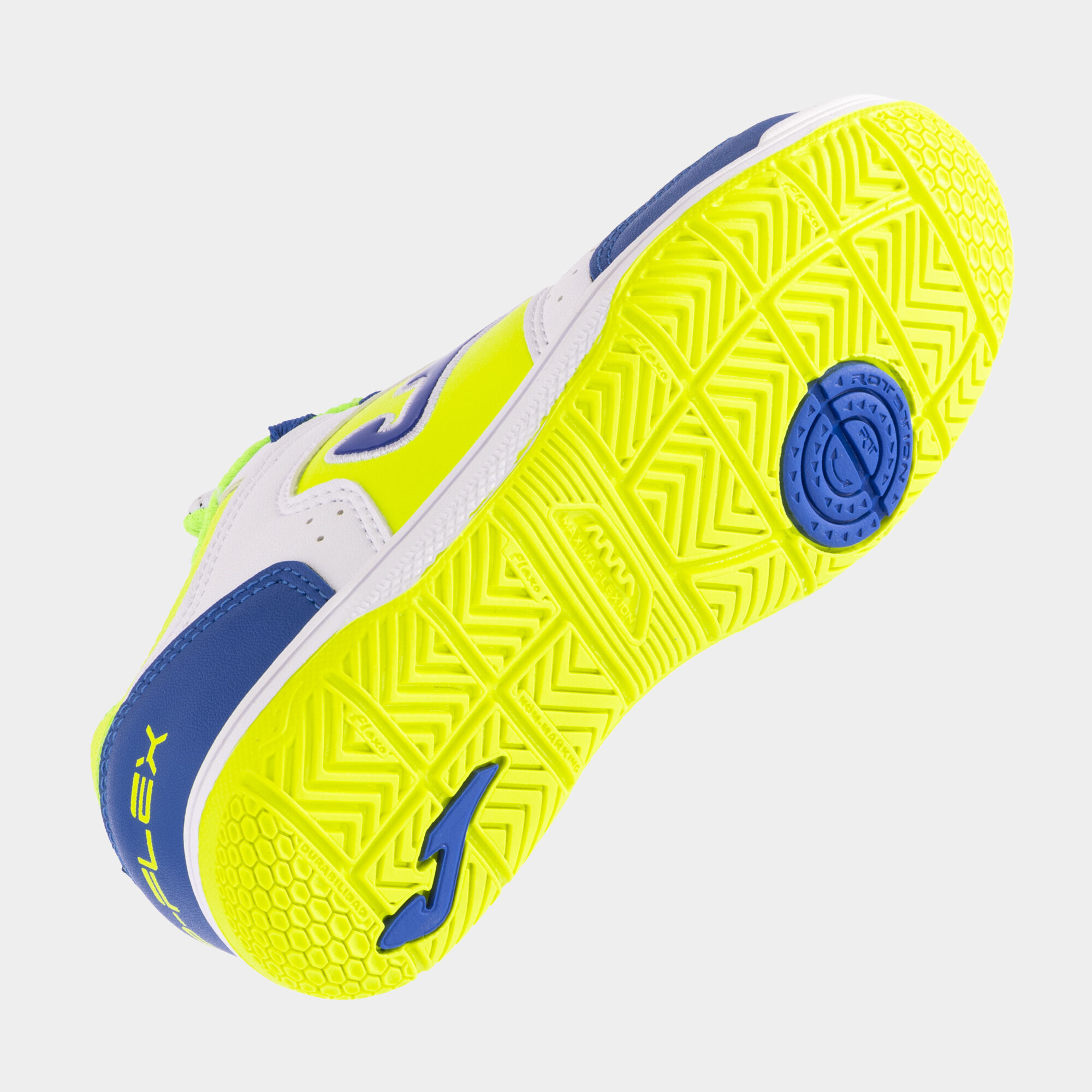 Futsal shoes Top Flex Jr 24 indoor junior white royal blue