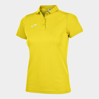 Polo manga corta mujer Hobby amarillo