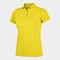 Polo manches courtes femme Hobby jaune