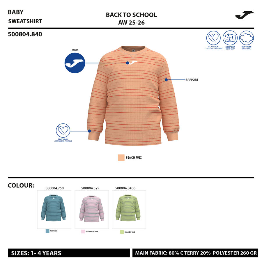 SUDADERA KIDS CAMP