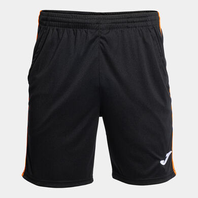 Bermuda hombre Open III negro naranja fl&uacute;or