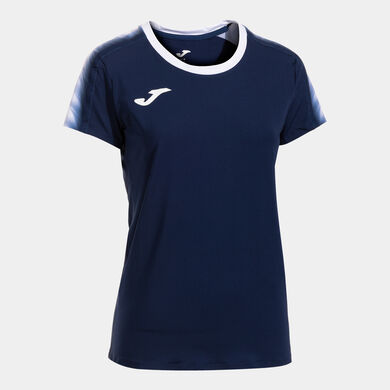 Maglia a manica corta donna Elite XI blu scuro bianco