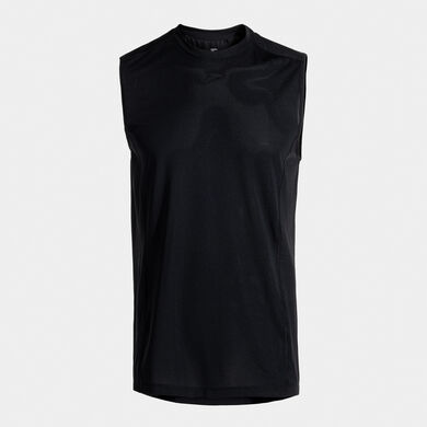 Camiseta sin mangas hombre Indoor gym negro