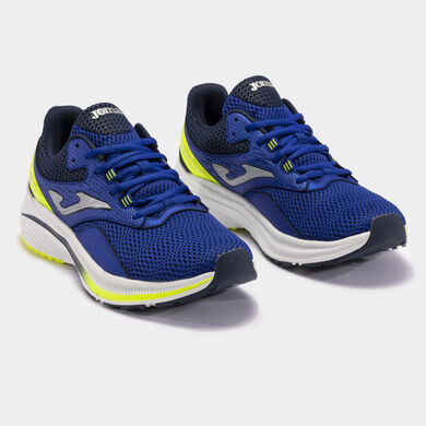 Zapatillas running Active 24 hombre royal amarillo flúor