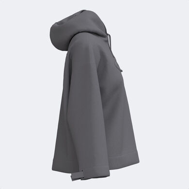 Hooded sweater woman Step gray