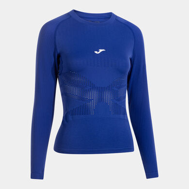 Tricou cu mânecă lungă damă R-Trail Nature albastru