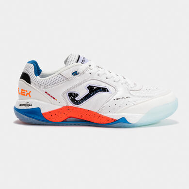 Obuwie sportowe futsal Top Flex Plus indoor bialy