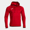 Hooded sweater man Combi Premium red black