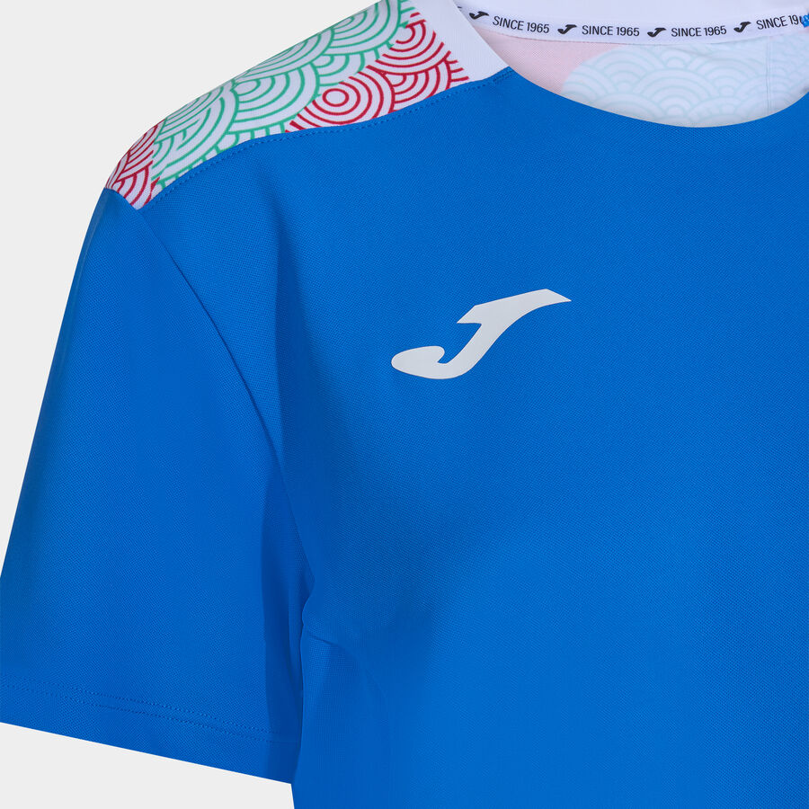 CAMISETA MANGA CORTA MUJER COMP. OFI. FED. ITALIA TENIS Y PADEL