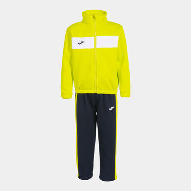 Tracksuit junior Stripe lime navy blue