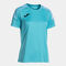 Camiseta manga corta mujer Championship VIII turquesa fl&uacute;or